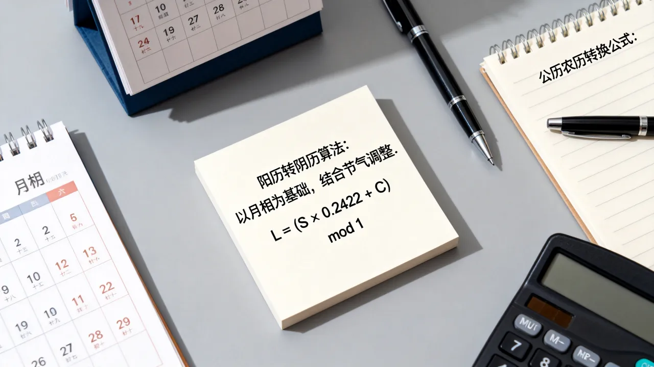 阳历转阴历算法是什么,公历农历转换公式怎么算 阳历转阴历算法是什么,公历农历转换公式怎么算