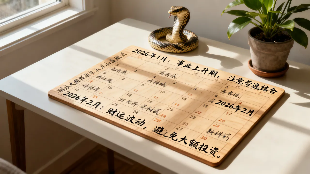 89年属蛇男2026每月运势如何，2026全年各月运势怎样？