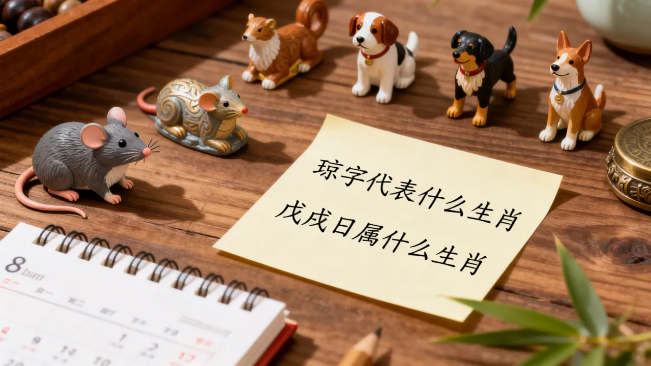 琼字到底代表什么生肖呢，戊戌日属什么生肖呢
