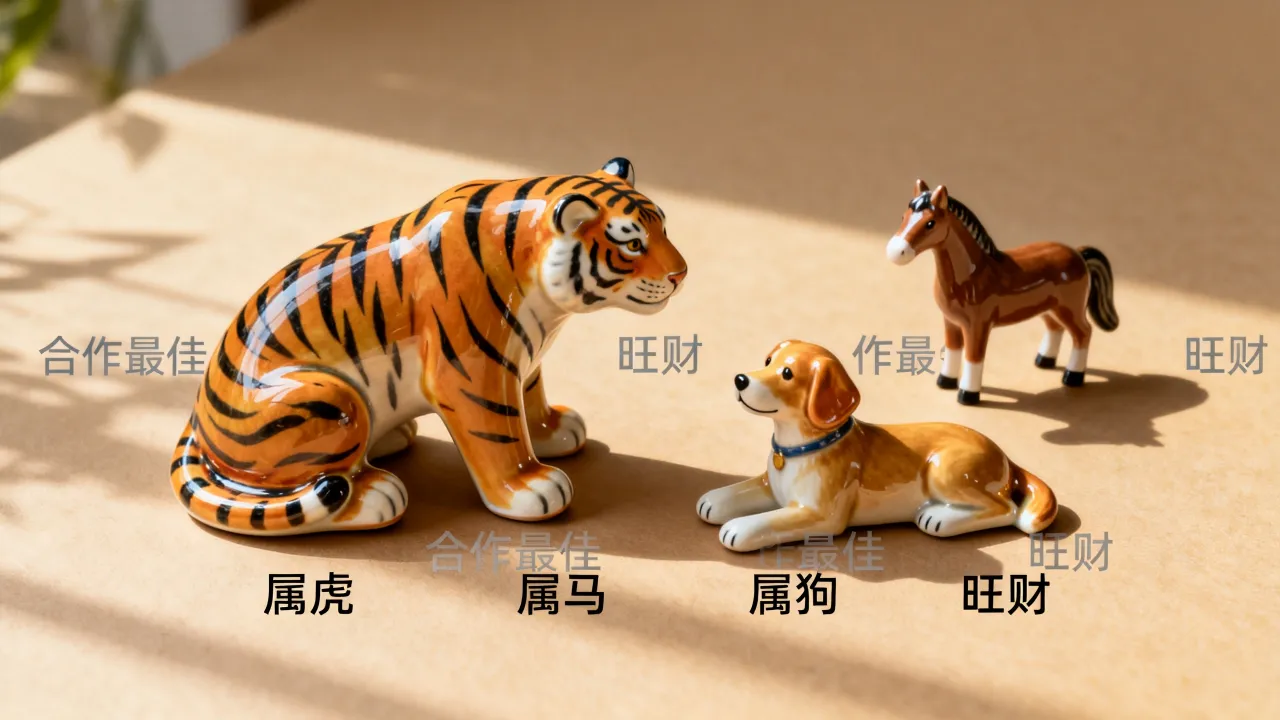 属虎的和什么属相合作最好，属虎和哪个属相合作最旺财？
