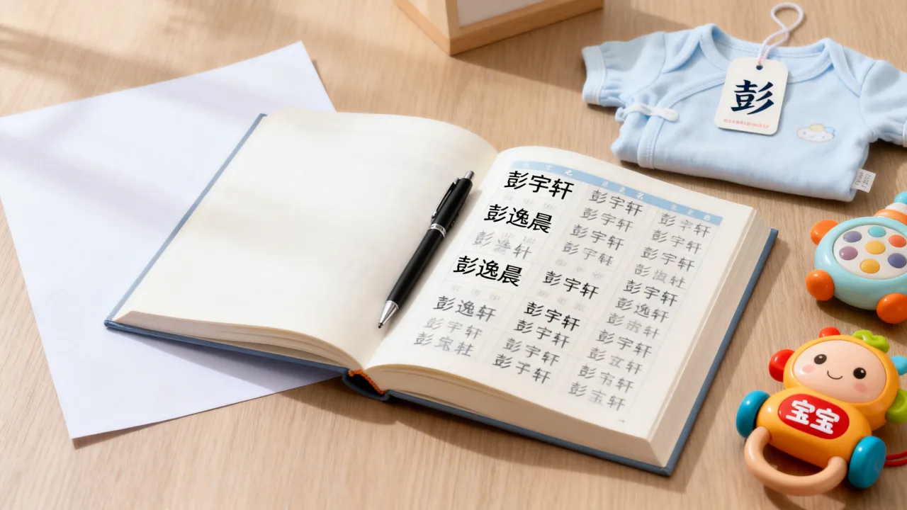 宝宝起名彭什么好，彭姓男孩名字怎么取好听呢