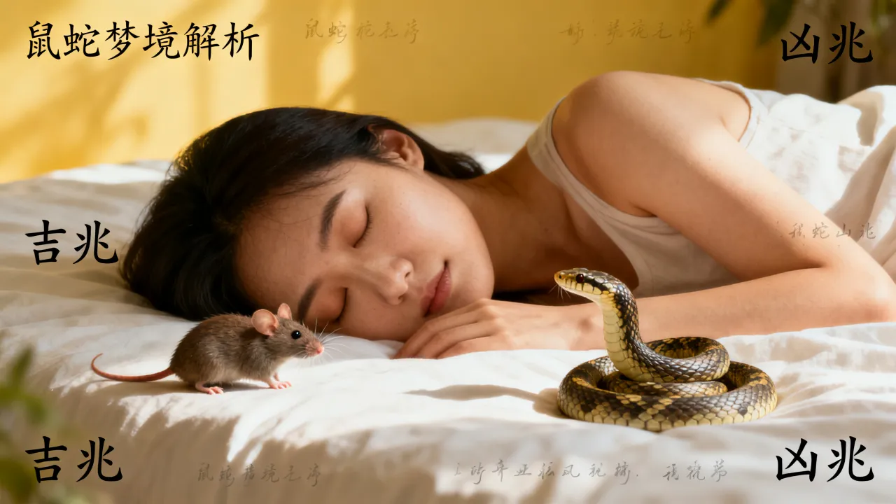 梦到了鼠蛇有什么说法,女人梦见鼠蛇是吉是凶? 梦到了鼠蛇有什么说法,女人梦见鼠蛇是吉是凶?