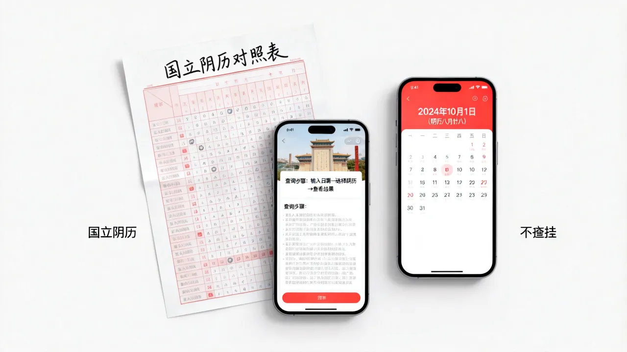 国立阴历对照怎么查?国立阴历查询方法与对照表详解 国立阴历对照怎么查?国立阴历查询方法与对照表详解