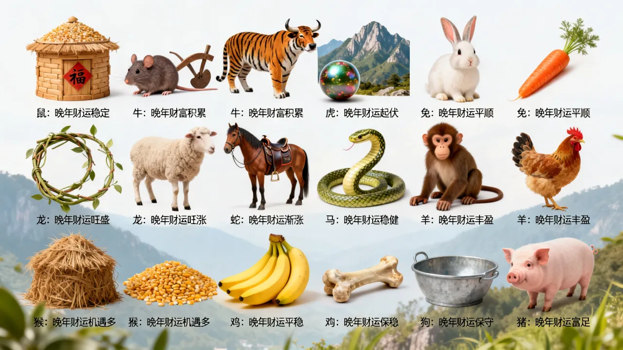 十二生肖晚年运势如何，哪个生肖晚年财运最旺