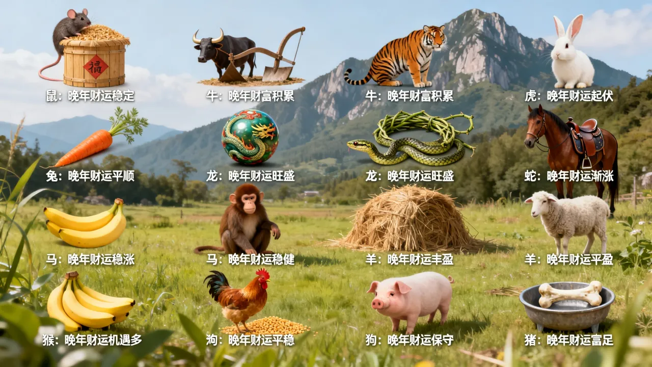 十二生肖晚年运势如何,哪个生肖晚年财运最旺 十二生肖晚年运势如何,哪个生肖晚年财运最旺