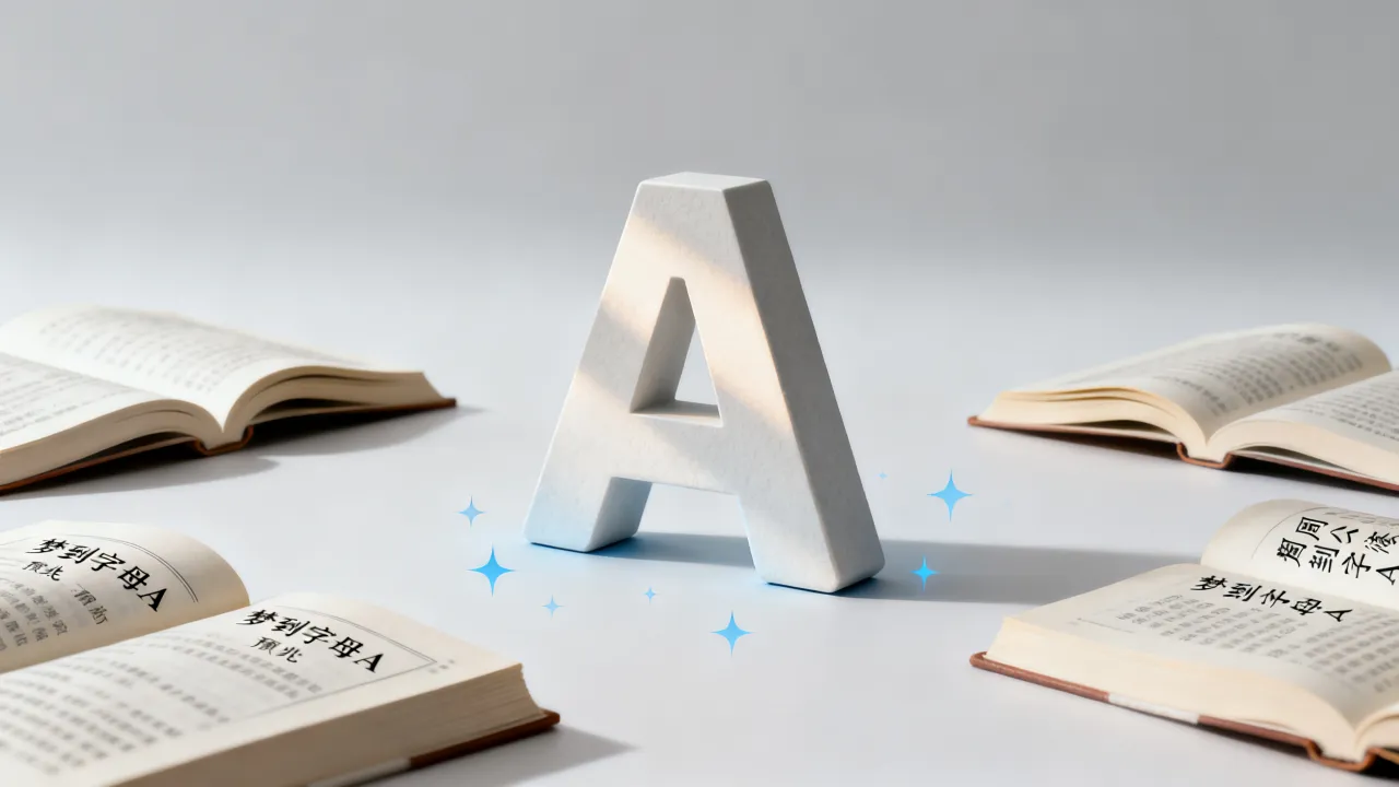 梦到字母A是什么预兆？，周公解梦梦见字母A是什么意思？