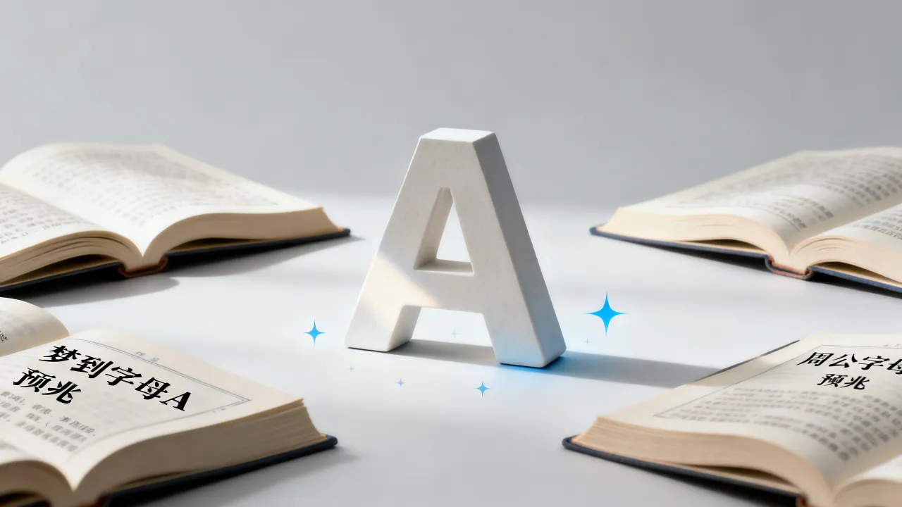 梦到字母A是什么预兆？，周公解梦梦见字母A是什么意思？