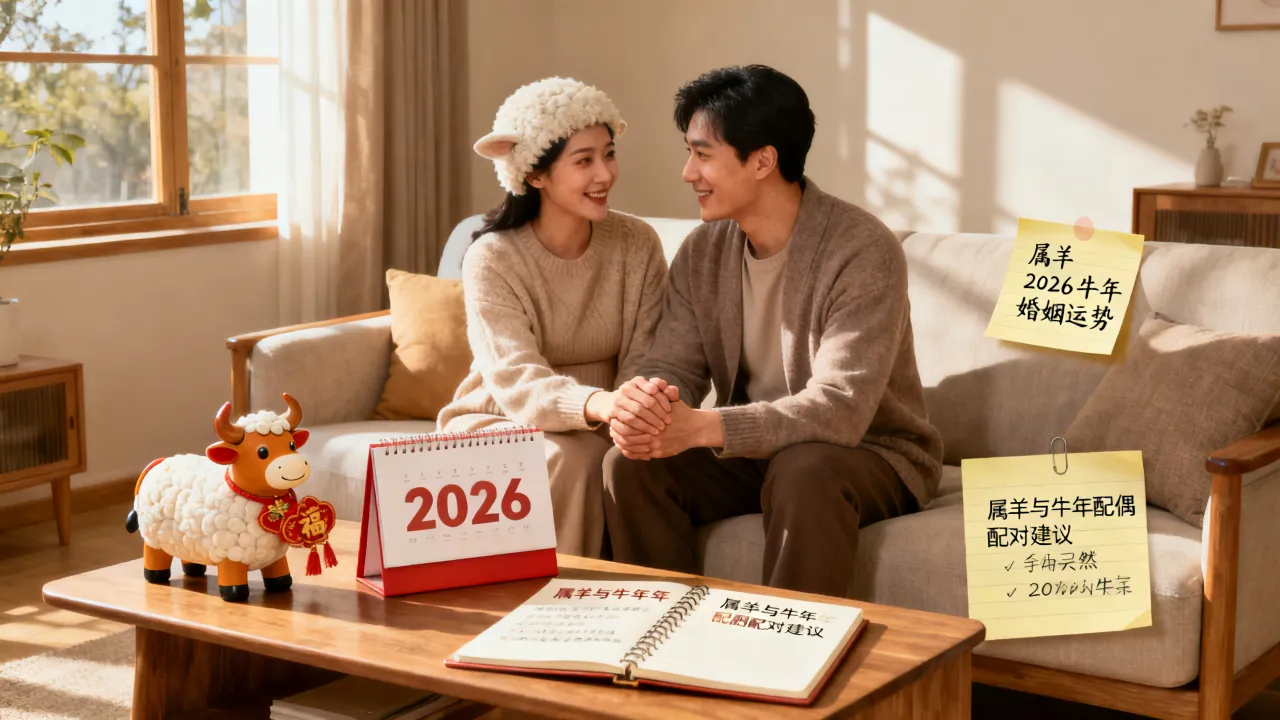 属羊人牛年2026婚姻如何？，属羊2026年出生的人婚姻配对