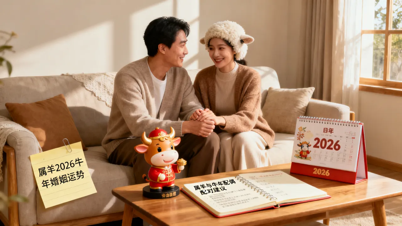 属羊人牛年2026婚姻如何？，属羊2026年出生的人婚姻配对
