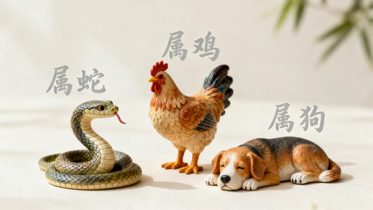 属蛇和属鸡感情运势好吗，一家两个属鸡两个属狗一个属蛇合不合？