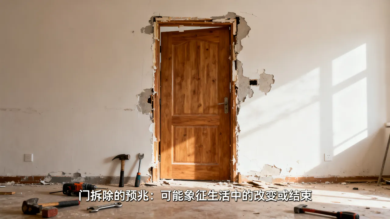 梦见门拆了是什么意思，门拆了暗示什么预兆？