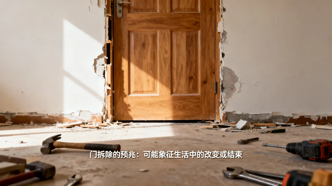 梦见门拆了是什么意思，门拆了暗示什么预兆？