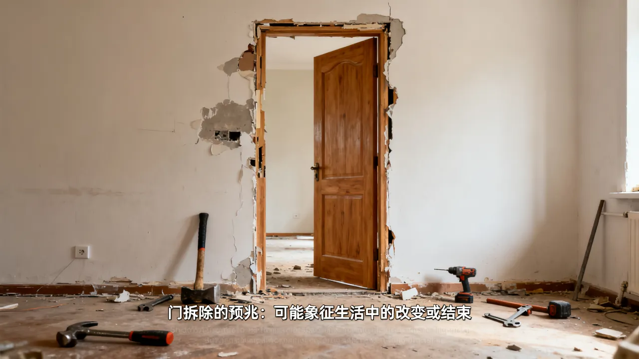 梦见门拆了是什么意思，门拆了暗示什么预兆？