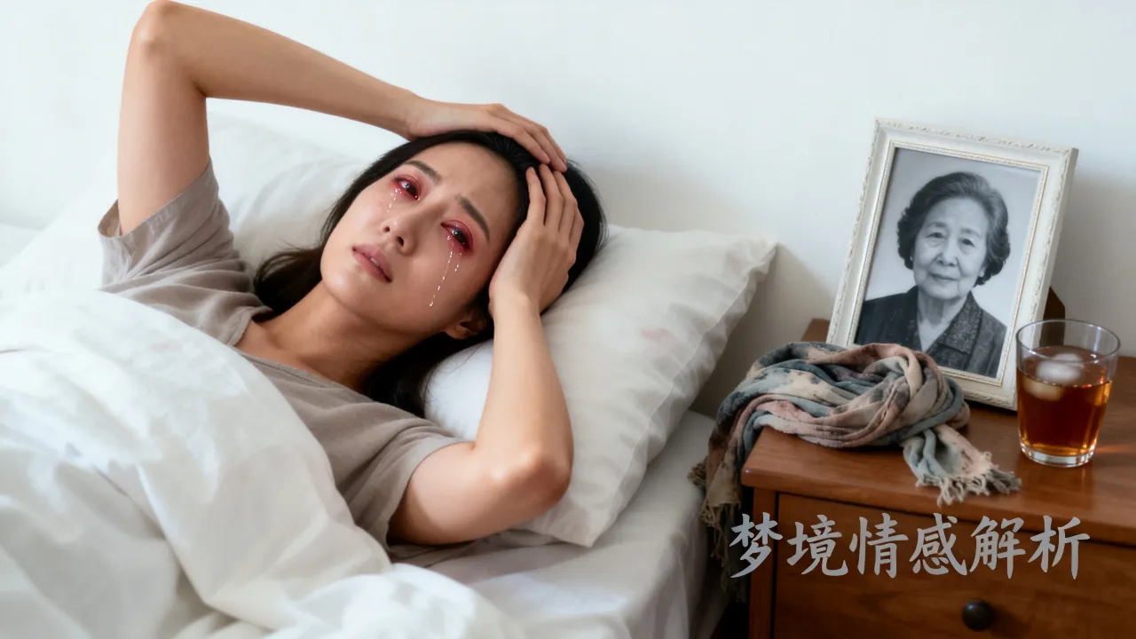 梦到妈妈去世我大哭有何寓意，梦到母亲去世哭醒预示什么