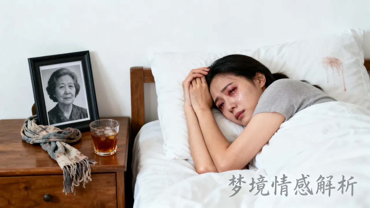 梦到妈妈去世我大哭有何寓意，梦到母亲去世哭醒预示什么