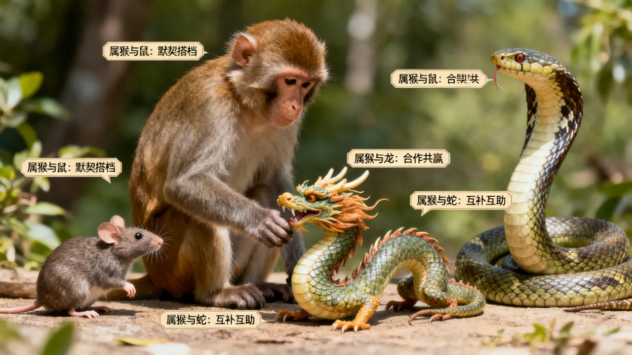 属猴的和什么属相能做朋友,属猴人与什么属相可以合作 属猴的和什么属相能做朋友,属猴人与什么属相可以合作