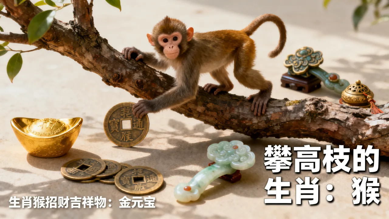 攀高枝的生肖是什么生肖,生肖猴最招财的吉祥物是什么? 攀高枝的生肖是什么生肖,生肖猴最招财的吉祥物是什么?