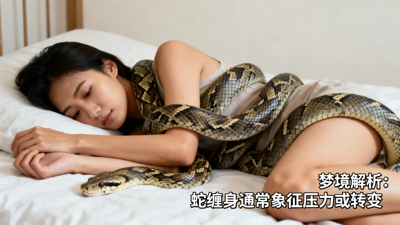 梦见蛇缠在自己身上是啥意思,蛇缠身梦境有何预兆 梦见蛇缠在自己身上是啥意思,蛇缠身梦境有何预兆
