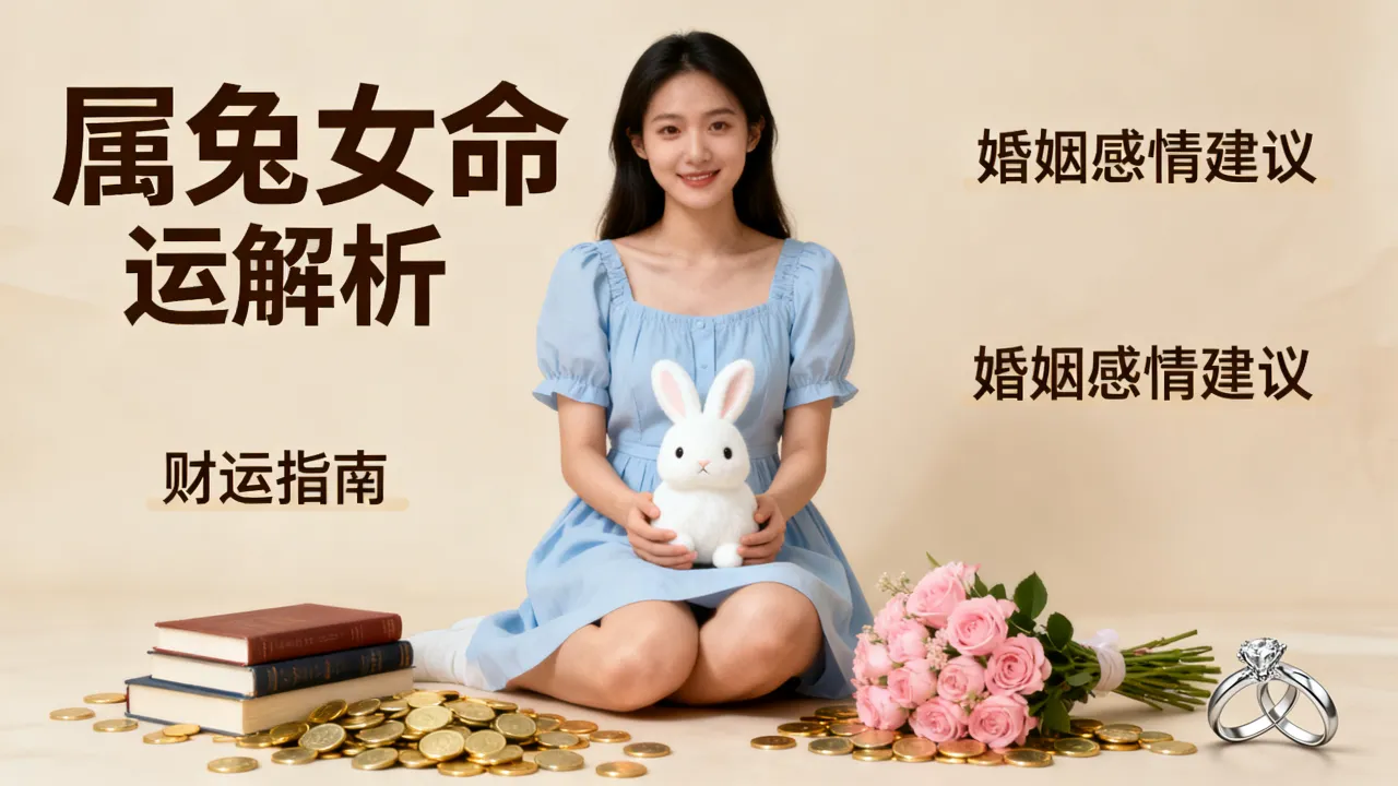 属兔女的命运怎么样，属兔女一生财运婚姻感情如何？