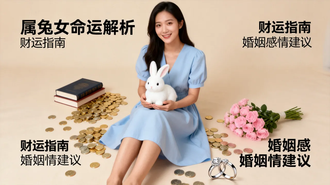 属兔女的命运怎么样，属兔女一生财运婚姻感情如何？
