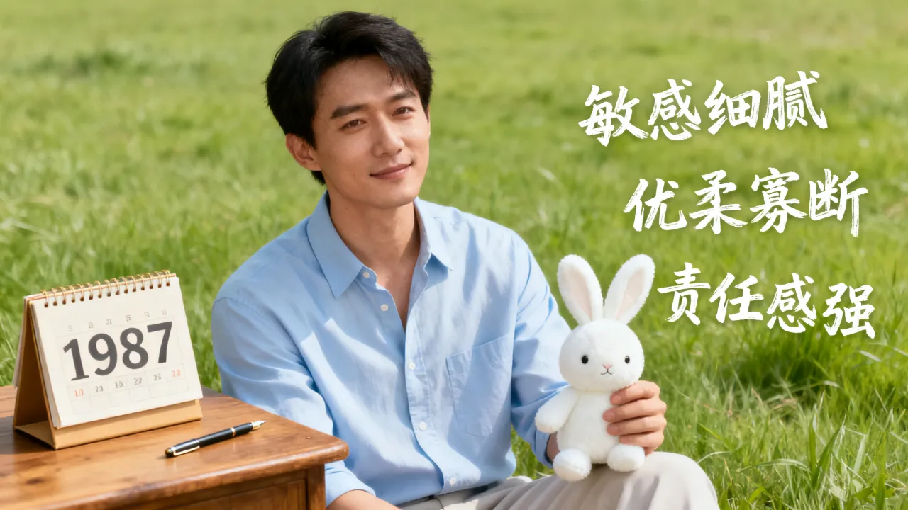 1987属兔男性格缺点有哪些？，1987兔男性格优点缺点是什么