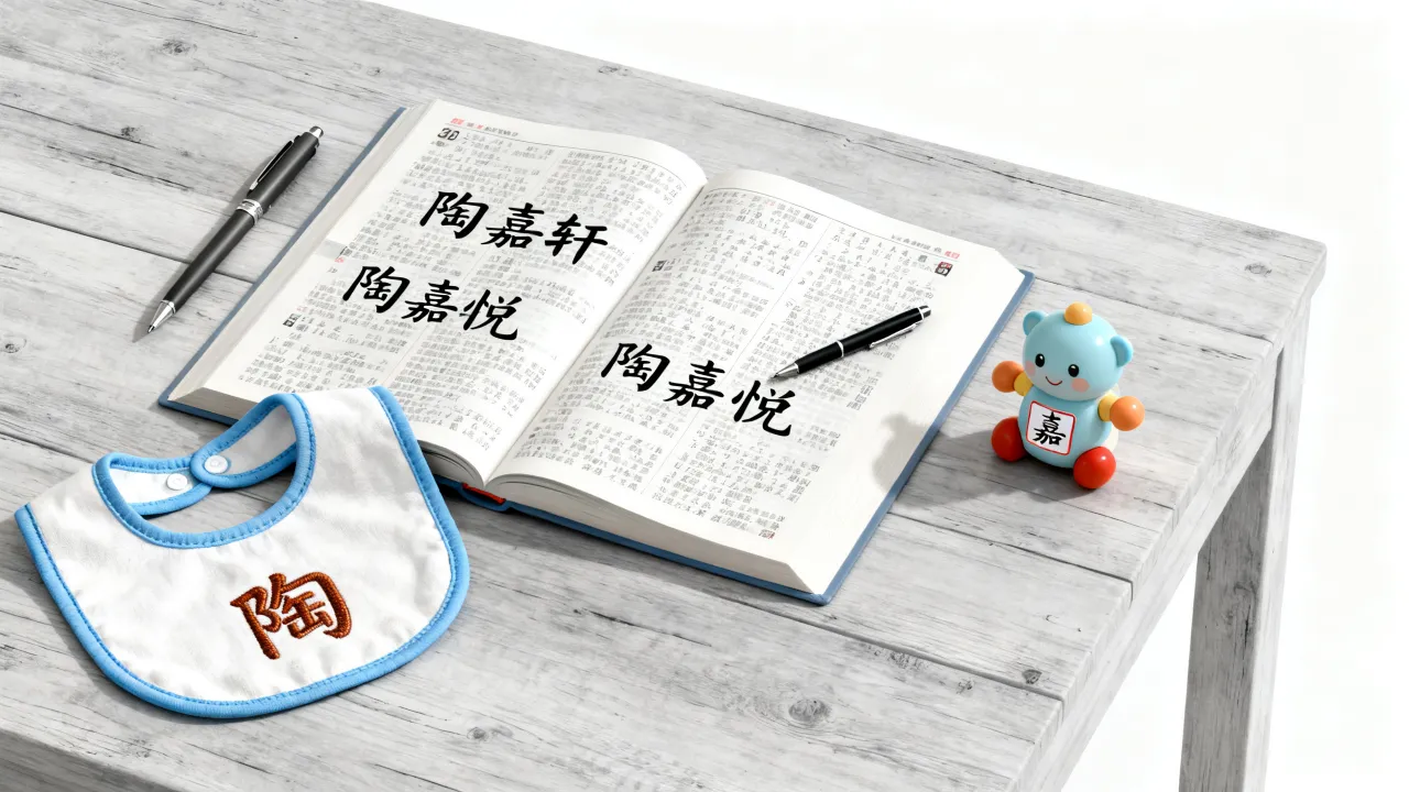 宝宝起名姓陶嘉什么，姓陶男孩女孩怎么取名好听？