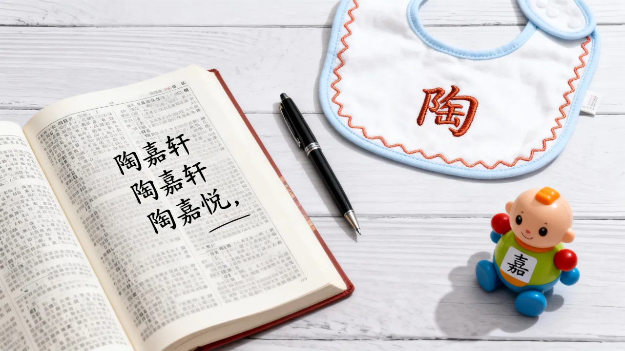 宝宝起名姓陶嘉什么，姓陶男孩女孩怎么取名好听？
