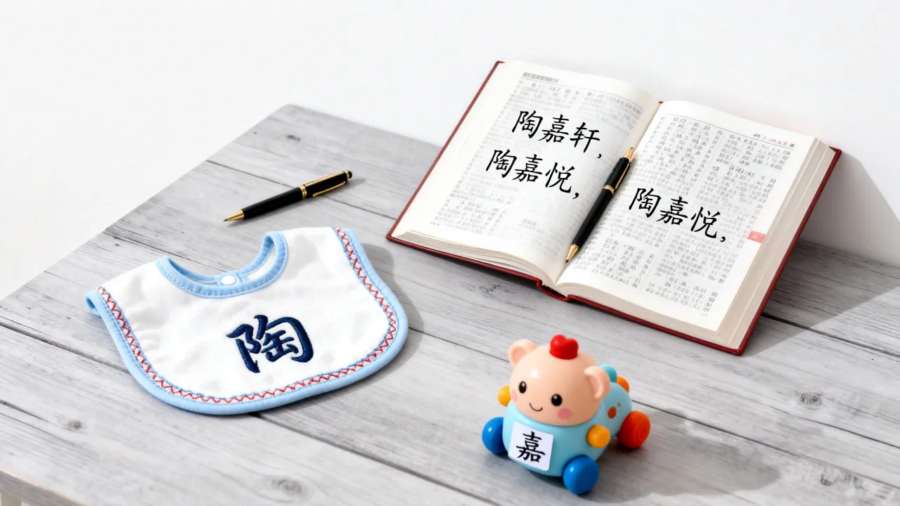 宝宝起名姓陶嘉什么，姓陶男孩女孩怎么取名好听？