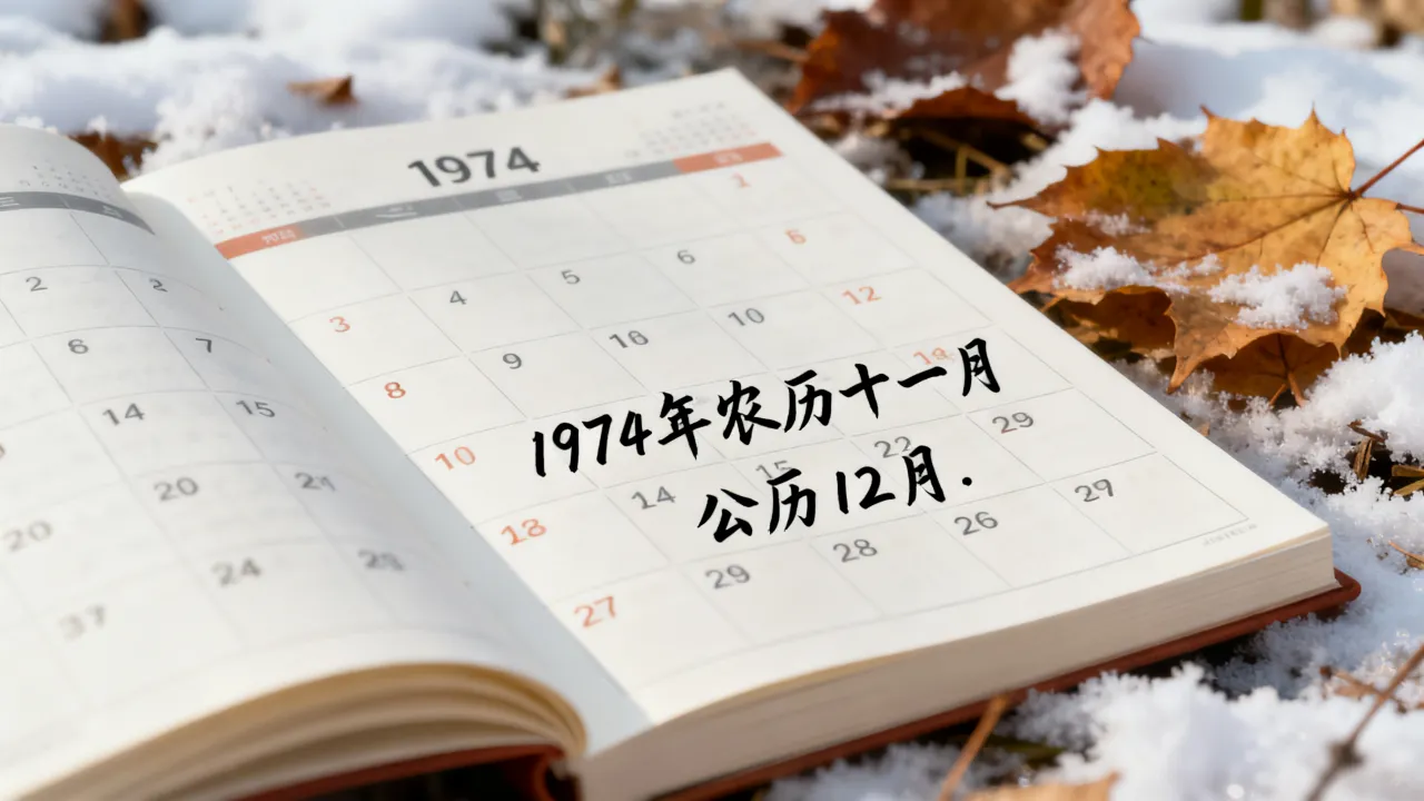 1974年阴历11月是阳历几月?农历十一月对应公历哪一天 1974年阴历11月是阳历几月?农历十一月对应公历哪一天