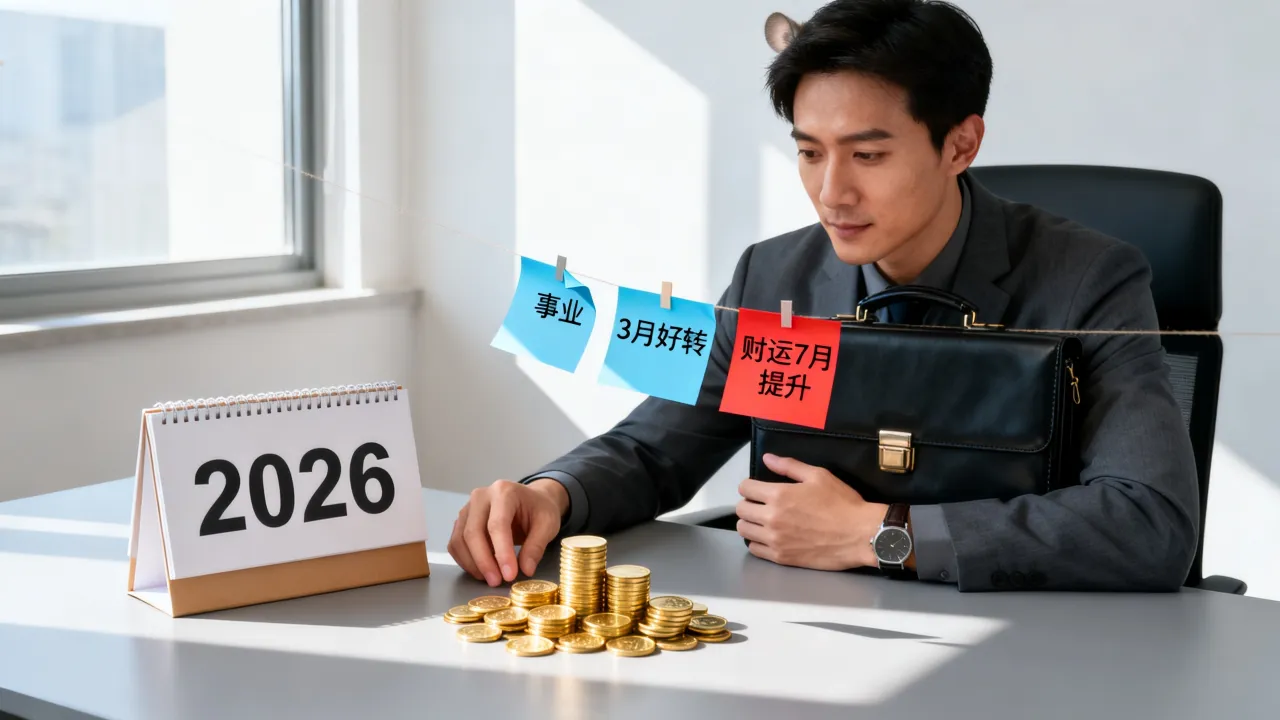 属鼠男2026年全年运势如何?事业财运几月能好转? 属鼠男2026年全年运势如何?事业财运几月能好转?