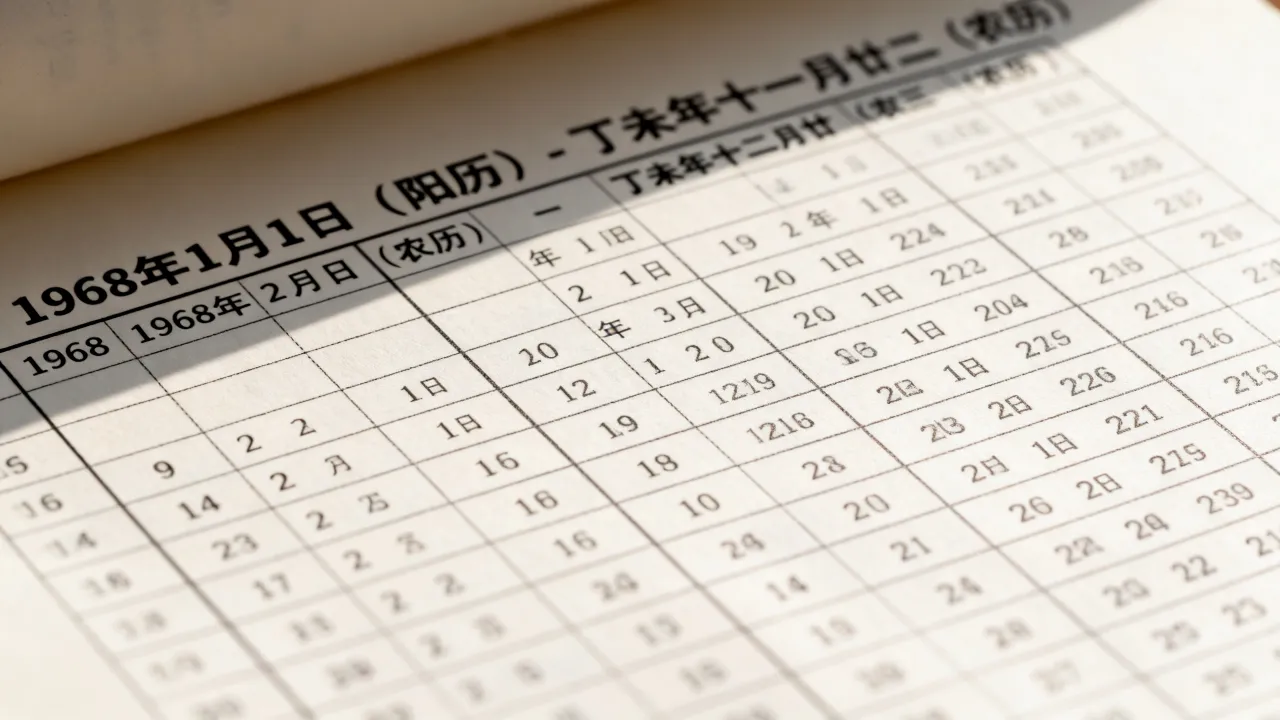 1968年阴历是多少,1968年农历阳历对照表查询? 1968年阴历是多少,1968年农历阳历对照表查询?