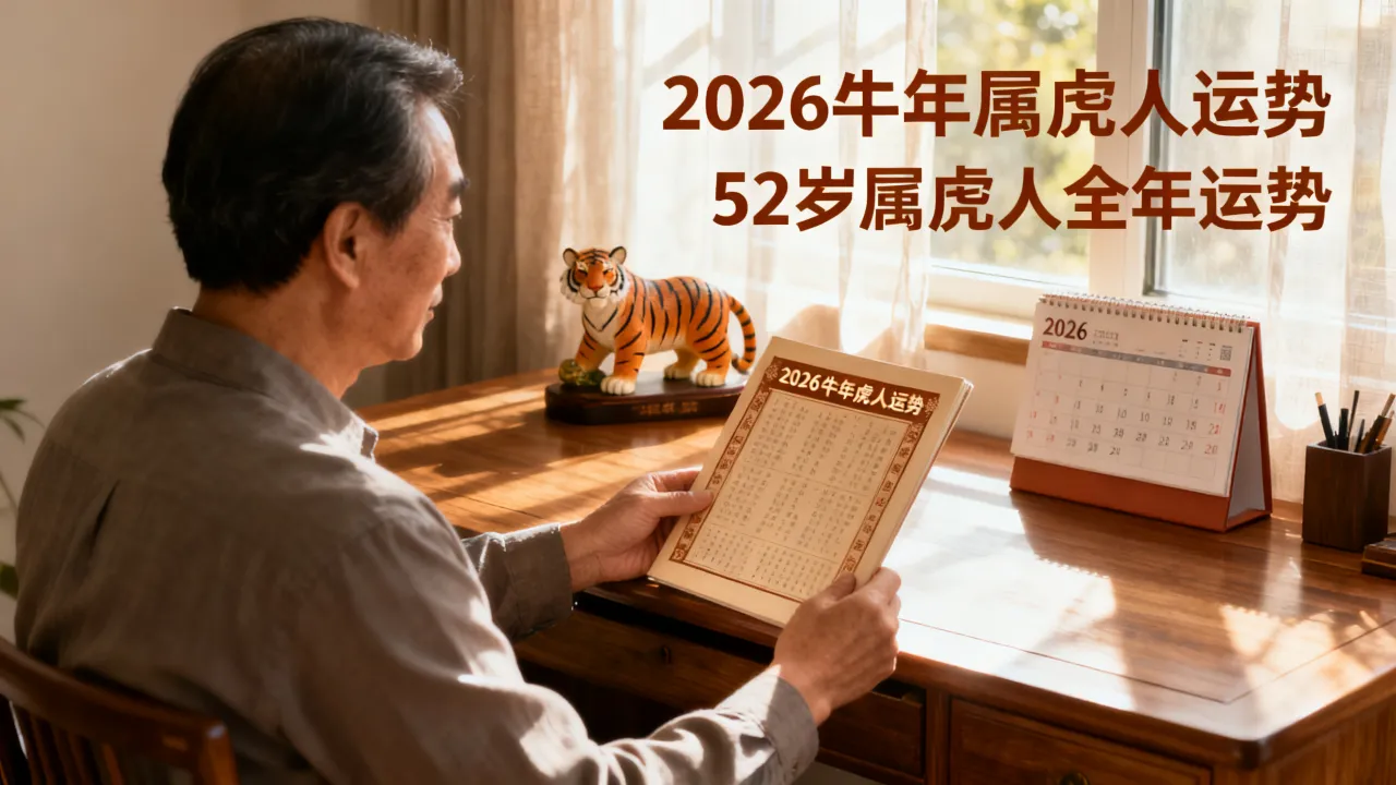 2026牛年属虎人运势如何,2026年52岁属虎人全年运势咋样 2026牛年属虎人运势如何,2026年52岁属虎人全年运势咋样
