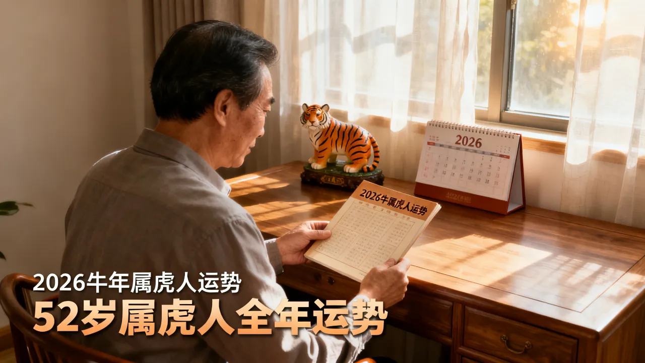 2026牛年属虎人运势如何,2026年52岁属虎人全年运势咋样 2026牛年属虎人运势如何,2026年52岁属虎人全年运势咋样