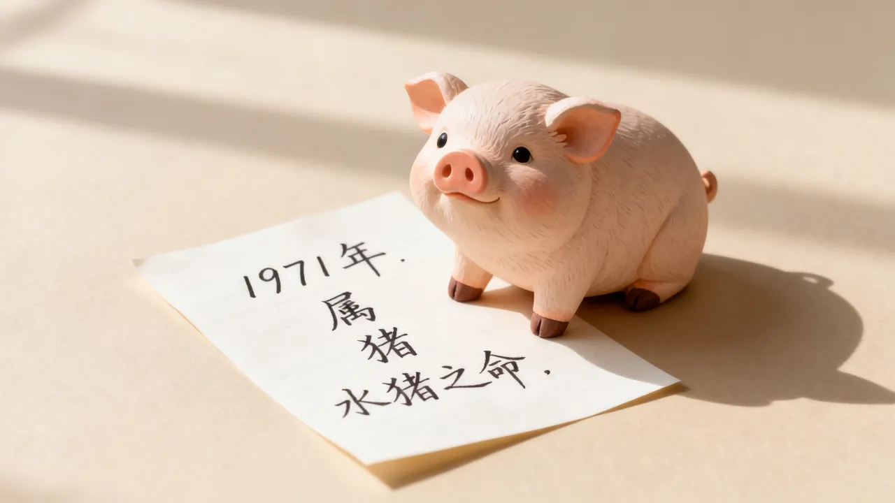 1971年属什么生肖什么命，1971年属猪是什么命