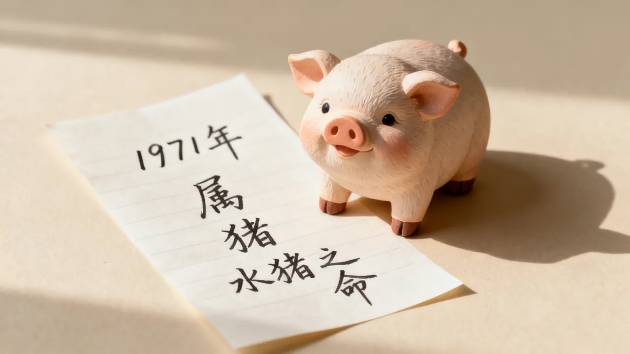 1971年属什么生肖什么命，1971年属猪是什么命