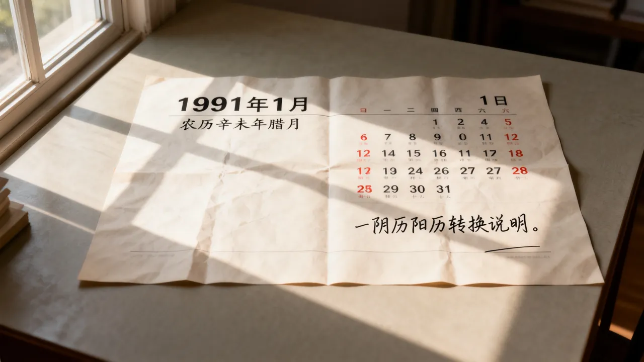 1991年阴历阳历怎么转换?91年农历公历对照表怎么查 1991年阴历阳历怎么转换?91年农历公历对照表怎么查