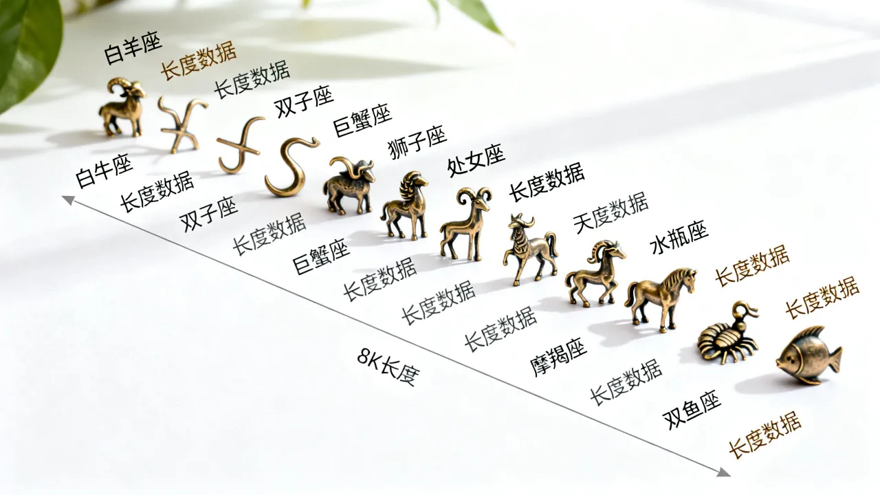十二星座长度排行是什么，哪个星座长度最长？