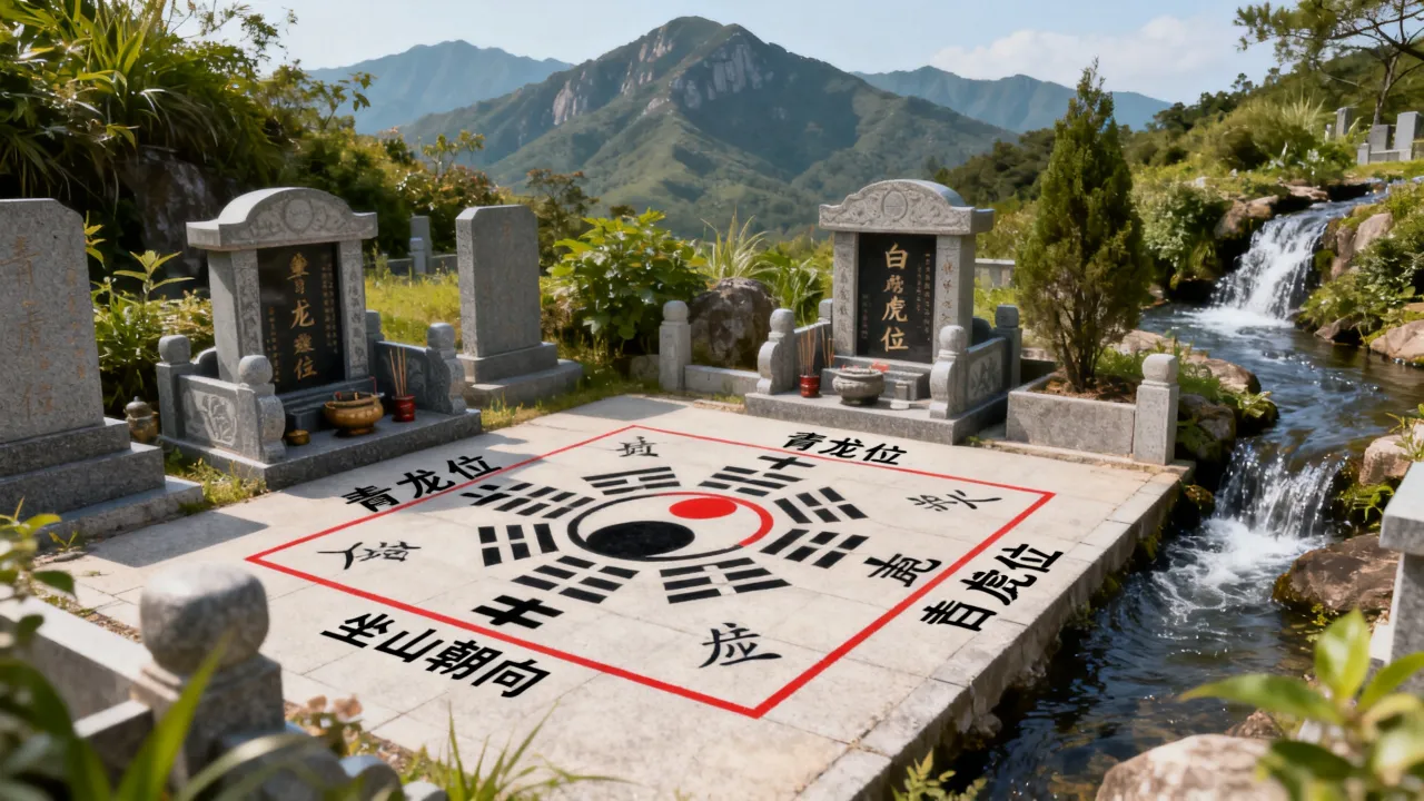 公墓风水怎么看吉凶图，墓地选位怎么看好坏？