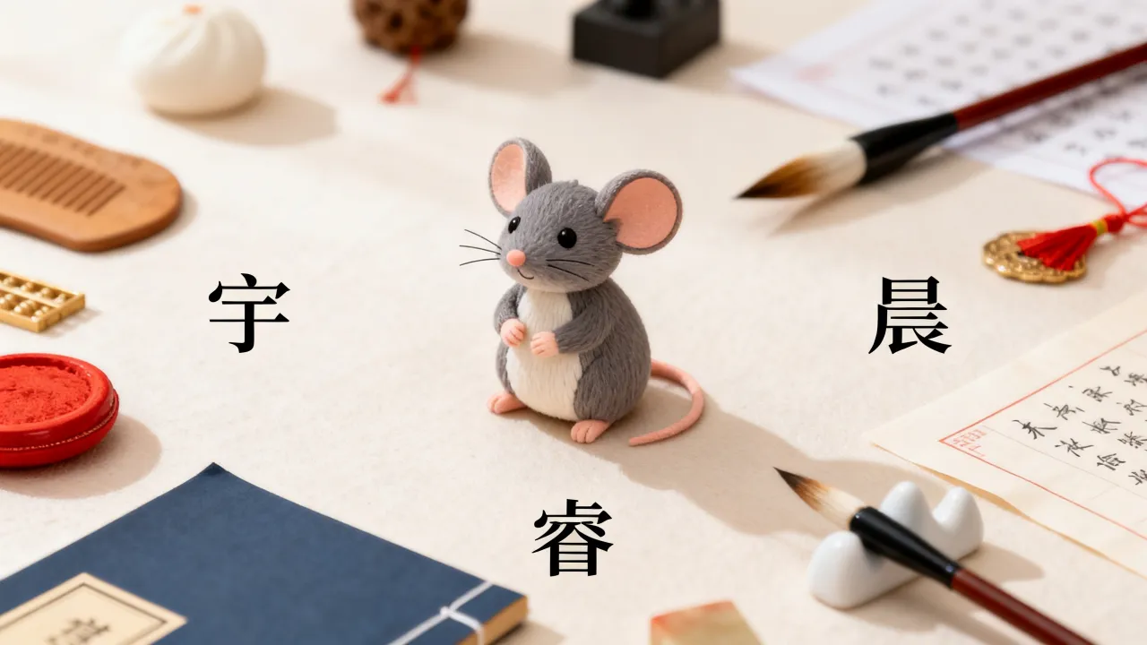 鼠宝宝喜用什么字起名，属鼠男孩取名宜用字大全