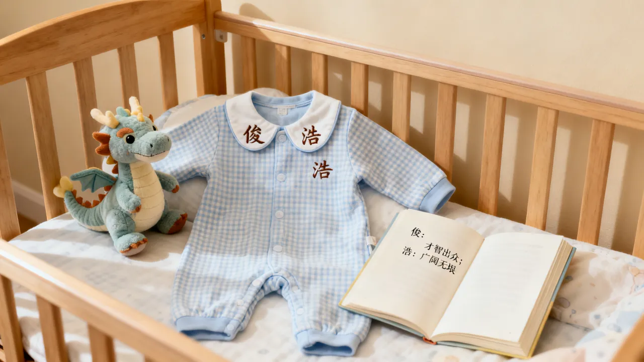 龙宝宝起名俊浩怎么样，属龙男孩叫俊浩好吗有什么寓意