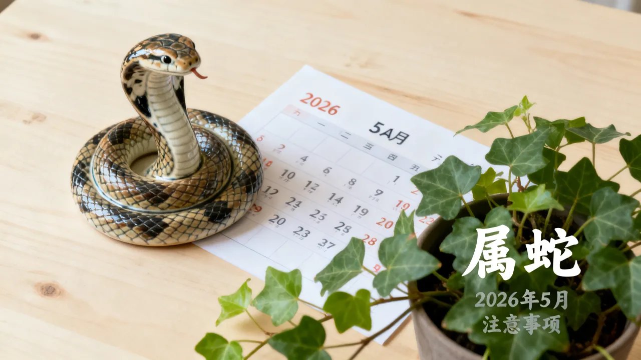 属蛇2026年5月运程如何，需要注意什么
