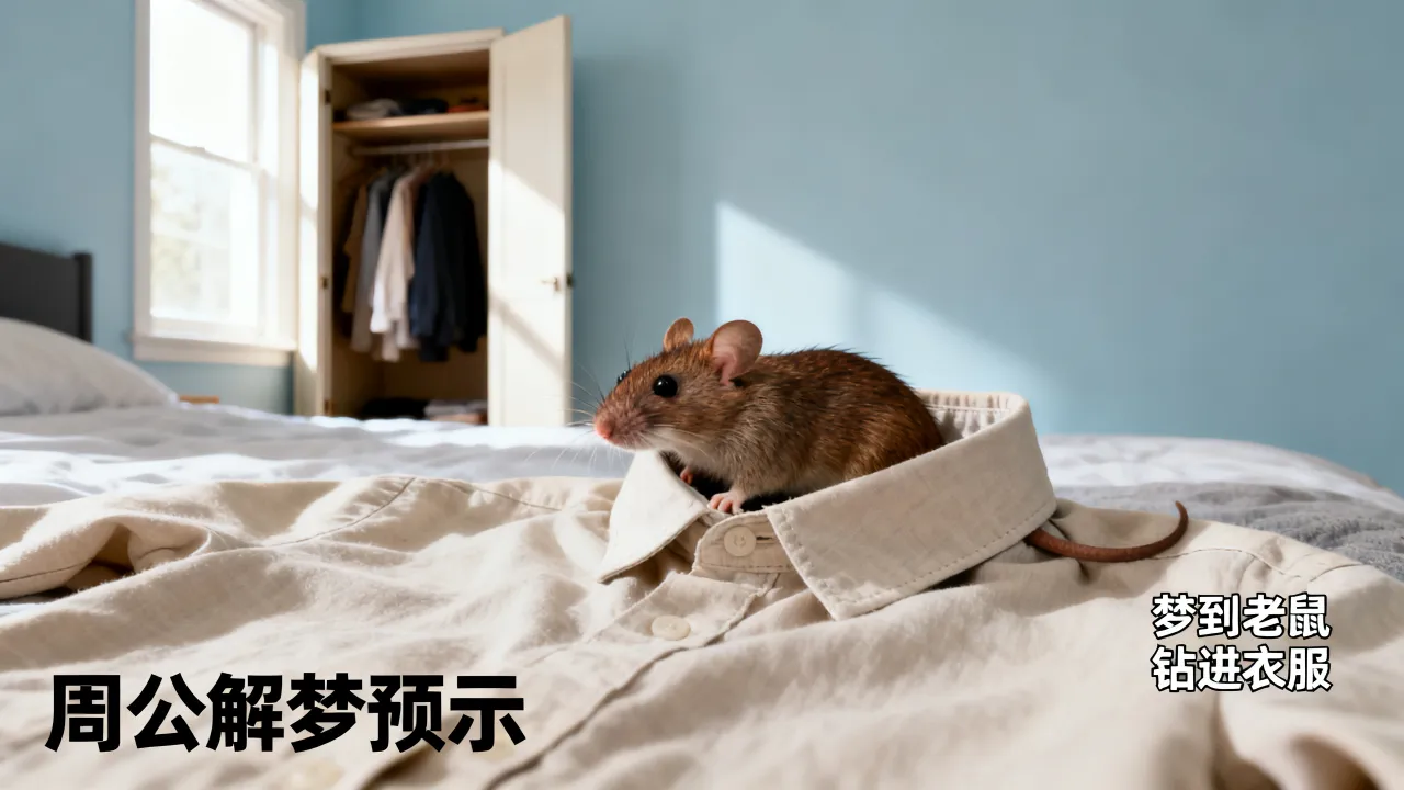 梦到老鼠钻进衣服代表什么,周公解梦有何预示? 梦到老鼠钻进衣服代表什么,周公解梦有何预示?