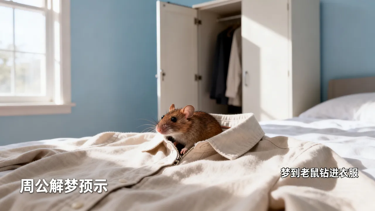 梦到老鼠钻进衣服代表什么,周公解梦有何预示? 梦到老鼠钻进衣服代表什么,周公解梦有何预示?