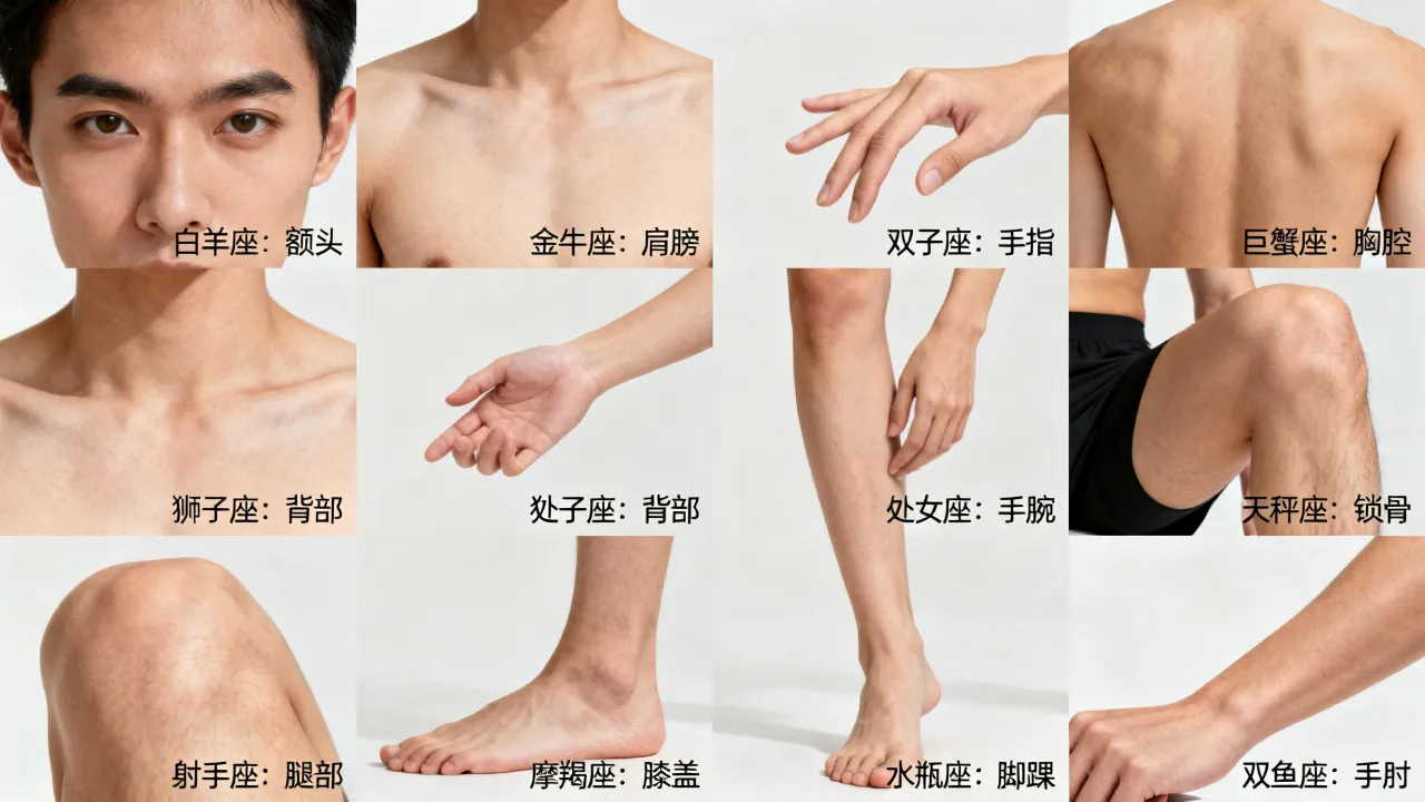 十二星座哪里硬？十二星座身体中最硬的部位到底是哪里？