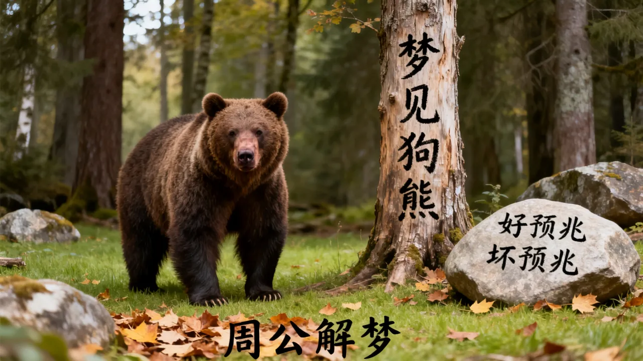 梦见狗熊是什么预兆?梦到狗熊是好是坏,周公解梦怎么说 梦见狗熊是什么预兆?梦到狗熊是好是坏,周公解梦怎么说