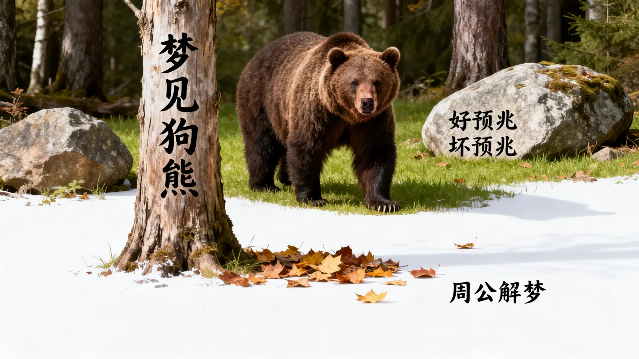 梦见狗熊是什么预兆?梦到狗熊是好是坏,周公解梦怎么说 梦见狗熊是什么预兆?梦到狗熊是好是坏,周公解梦怎么说