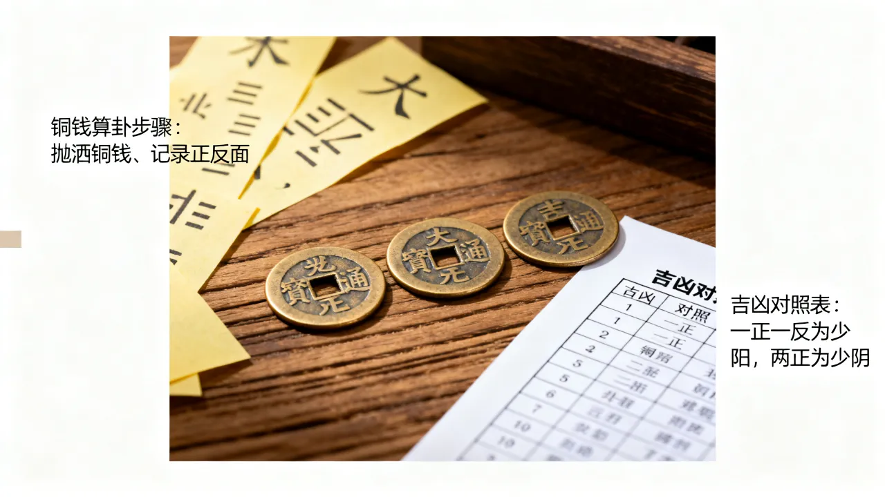 铜钱算卦怎么看吉凶,铜钱算卦吉凶对照表怎么解读 铜钱算卦怎么看吉凶,铜钱算卦吉凶对照表怎么解读