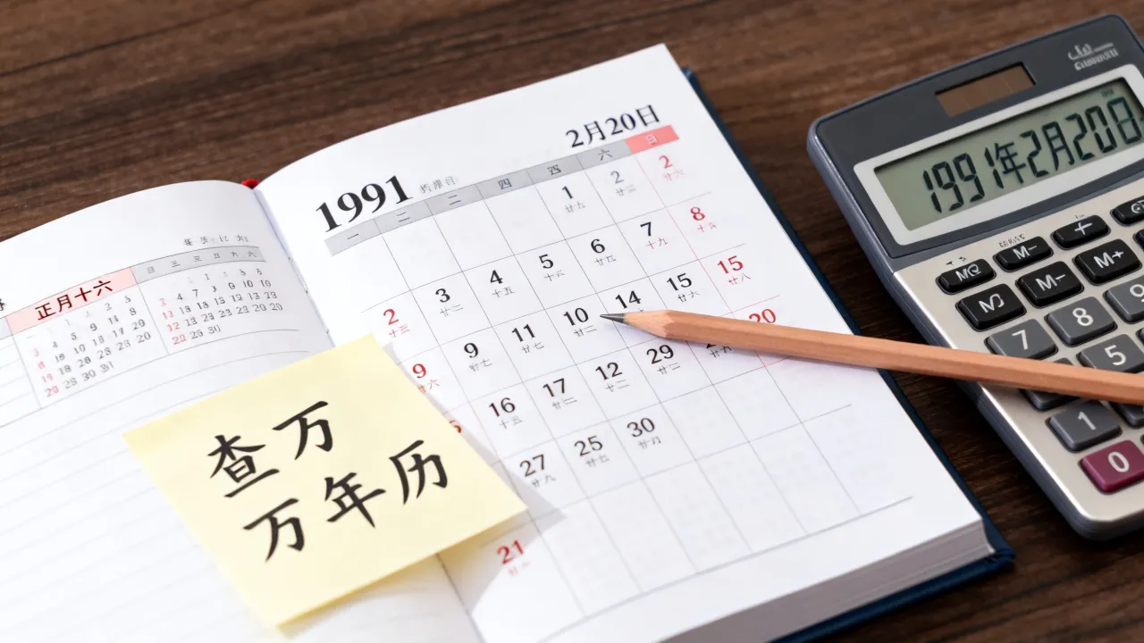 一九九一年阴历正月十六是阳历几月几号，怎么换算
