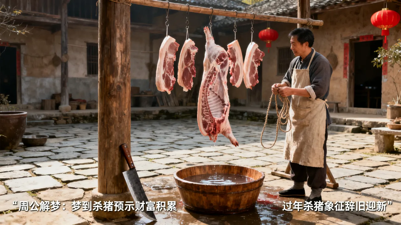 梦到过年杀猪意味着什么,周公解梦有何预兆? 梦到过年杀猪意味着什么,周公解梦有何预兆?