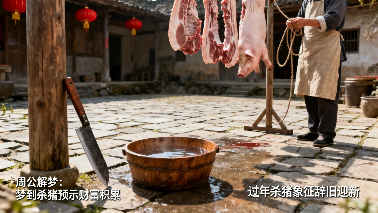 梦到过年杀猪意味着什么,周公解梦有何预兆? 梦到过年杀猪意味着什么,周公解梦有何预兆?